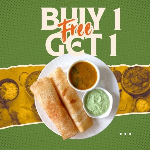 Buy Any Rava Dosa & Get 1 Cold Drink Free